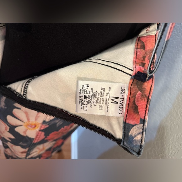 NWT Driftwood Sweetheart Masquerade Floral Denim Bustier Dress Sizes S - Picture 8 of 9